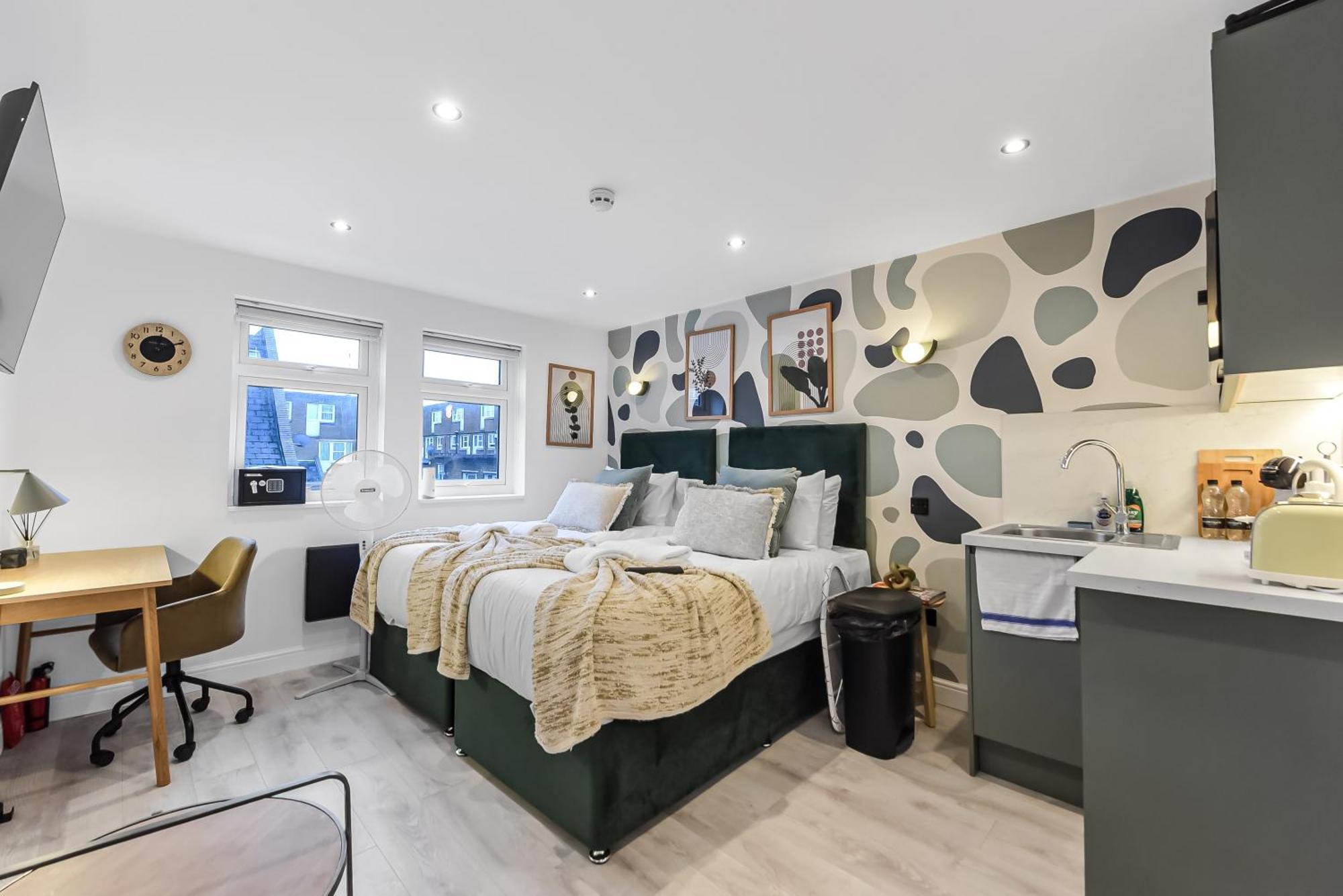 Chic & Trendy Designer Studio With Full Kitchen London Eksteriør bilde